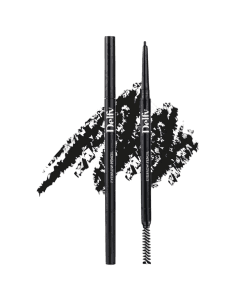 Create Stunning Brows with Delfy Eyebrow Pencil in Midnight Shade