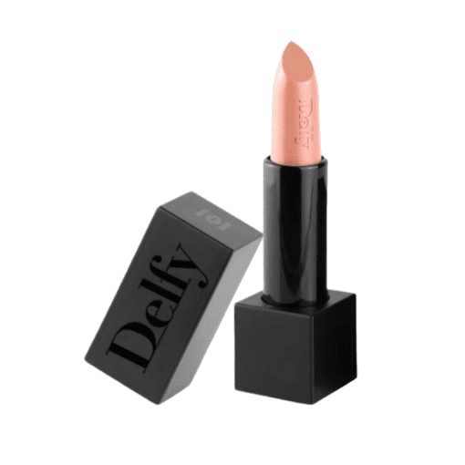 Unleash your inner allure with Delfy Velvetly Matt Lipstick in the irresistible shade of Mocca.