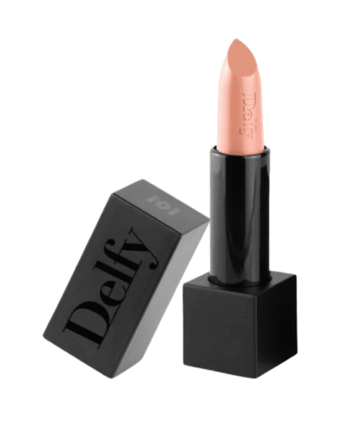 Unleash your inner allure with Delfy Velvetly Matt Lipstick in the irresistible shade of Mocca.