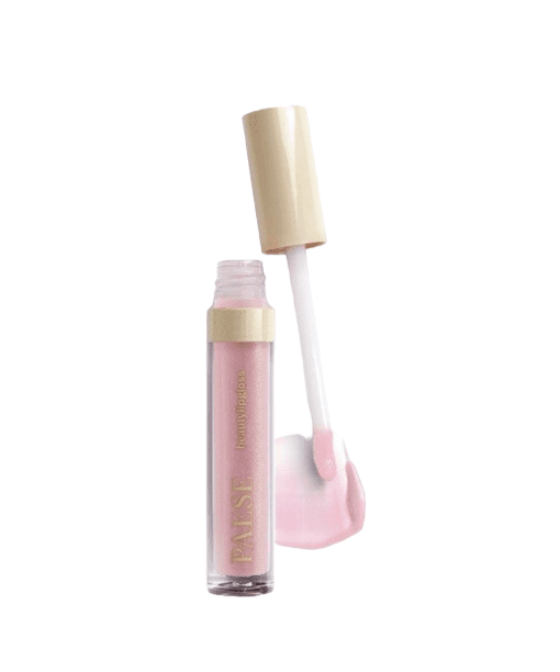 Enhance your lip game with PAESE Beauty Lipgloss featuring meadowfoam oil. Experience a non-sticky formula that provides a lustrous shine and nourishes your lips for a healthy, radiant look.