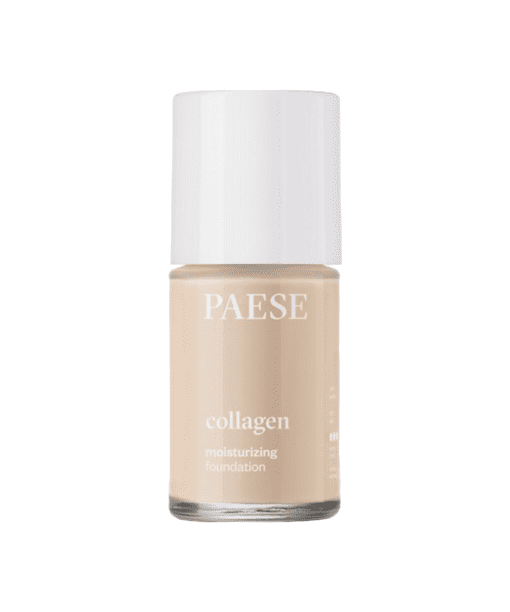 Paese Collagen Moisturizing Foundation 301N - A nourishing foundation that hydrates and provides flawless coverage. Achieve a natural and radiant look with this collagen-enriched formula. Suitable for all skin types, it offers long-lasting wear and a comfortable feel.