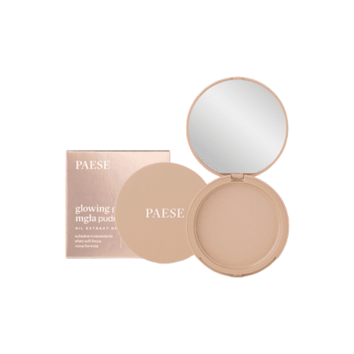 Illuminate Your Complexion with PAESE Glowing Powder in Shade 12 Natural Beige.