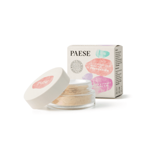 Enhance your natural glow with PAESE Minerals Illuminating Mineral Foundation.