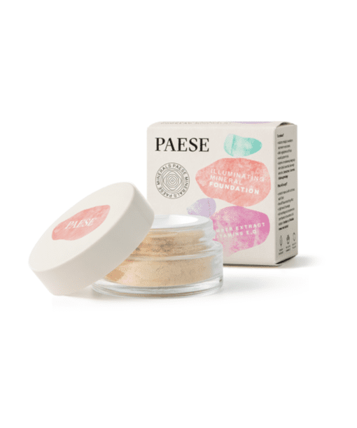 Enhance your natural glow with PAESE Minerals Illuminating Mineral Foundation.