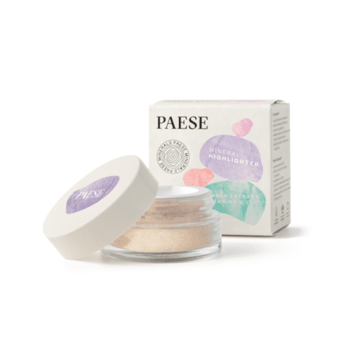 Illuminate your beauty with the PAESE Mineral Highlighter. This high-quality highlighter is designed to enhance your complexion with a natural and radiant glow. Its light-reflecting pearls and velvety texture effortlessly blend into the skin, providing an instant illuminated effect. The long-lasting formula ensures that your glow stays vibrant throughout the day. Made with 99% natural ingredients, it is gentle on the skin, making it suitable for all skin types. Packaged in a convenient glass jar, it allows for easy and precise application. Elevate your makeup look with the PAESE Mineral Highlighter and embrace your inner glow.