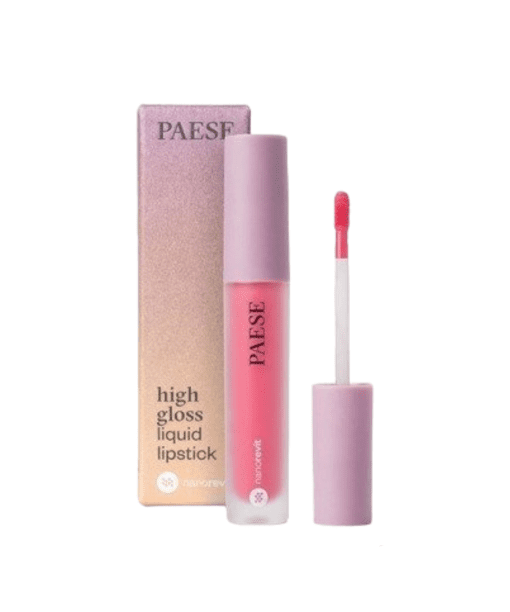 Embrace a fresh and vibrant look with PAESE Nanorevit High Gloss Liquid Lipstick in shade 55 Fresh Pink. This luscious liquid lipstick offers a high-gloss finish and a stunning pink hue that will enhance your lips.