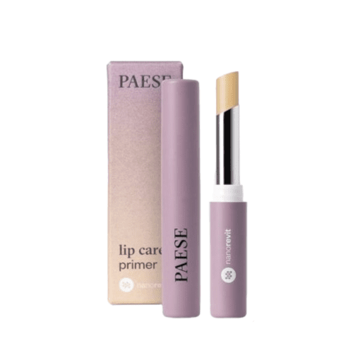 Achieve a touch of gold with PAESE Nanorevit Lip Care Primer in 41 Light Gold. This versatile 2-in-1 lipstick is the perfect addition to your makeup collection.