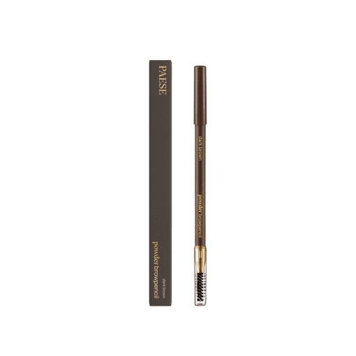 Unleash the power of your brows with PAESE Powder Browpencil in Dark Brown. This pencil is your ultimate tool for creating bold and defined eyebrows. The rich and deep brown shade adds dimension and elegance to your look, while the smooth and creamy formula ensures easy application. Say hello to flawless brows that make a statement.