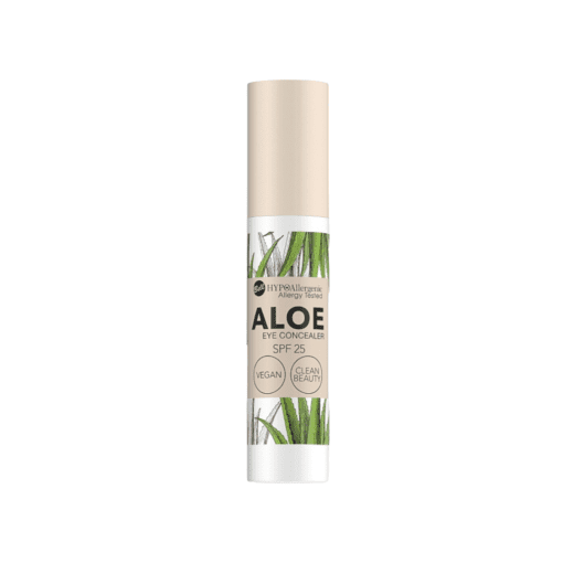 Elevate your undereye game with Bell Hypoallergenic's Aloe Eye Concealer SPF 25. Conceal dark circles while benefiting from SPF protection. Enriched with aloe vera juice, it nourishes and hydrates. Available in 2 shades, vegan and Clean Beauty-friendly. Tested by dermatologists and ophthalmologists. Experience coverage with care.