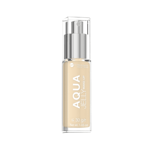 Experience the allure of Bell Hypoallergenic Aqua Jelly Make-Up for flawless, radiant skin. Its unique formula evens complexion, conceals imperfections, and offers hydration infused with Vitamin E. Elevate your beauty routine with this innovative product from a trusted Polish brand.