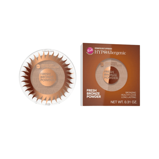 Discover the transformative power of BELL Hypoallergenic Fresh Bronze Powder. Evens skin tone, contours, and blush - this versatile bronzing powder does it all. Achieve a sun-kissed radiance that you can customize to your liking. Fragrance-free, dermatologist-tested, and perfect for sensitive skin. Embrace beauty in its purest form