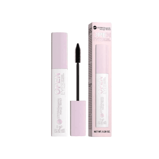 Elevate your lash game with Bell Hypoallergenic's Open Eyes Intense Mascara. Experience a mesmerizing combination of length and thickness that will amplify your gaze like never before. Our creamy formula, paired with a precision-engineered silicone brush, guarantees perfect lash separation and definition, even for the tiniest lashes. The deep black shade enhances the allure of every eye color, while the smudge-free, long-lasting formula ensures your eyes stay captivating all day long. Crafted with 80% natural ingredients, in alignment with Clean Beauty principles, this vegan mascara is perfect for sensitive eyes and contact lens wearers. Dermatologist and ophthalmologist tested for your peace of mind. Reveal the enchantment of Bell's Open Eyes Intense Mascara and let your eyes steal the spotlight.