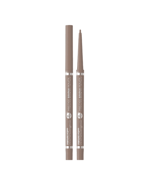 Shape and define your brows with precision using Bell's Precise Brow Pencil. This hypoallergenic eyebrow pencil features an ultra-slim stick for accurate shaping and filling. Its highly pigmented formula adds natural thickness and long-lasting color. Elevate your brow routine with Bell Cosmetics.