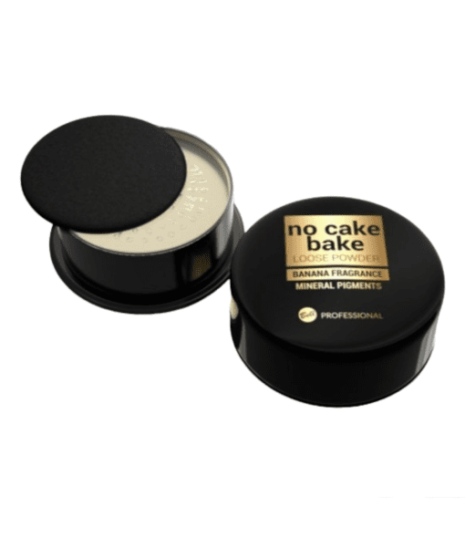 Discover the magic of BELL Professional No Cake Bake Loose Powder. Set your makeup flawlessly without the cakey finish. Enjoy a satin-smooth complexion with a universal color and delightful banana fragrance. Elevate your makeup routine with this essential addition. #BellProfessional #NoCakeBake #FlawlessFinish