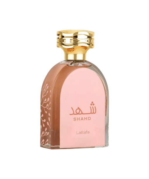 Unleash your feminine allure with Perfume Shahd Eau de Parfum by Lattafa Perfumes. This captivating fragrance is a floral masterpiece, blending delicate white florals with warm and sweet notes for an enchanting experience. The top note opens with a burst of freshness, combining zesty orange with the nutty sweetness of almond. This sparkling and elegant introduction sets the stage for the journey ahead. As the fragrance evolves, the heart notes take center stage with an elegant and alluring blend of jasmine, orris, ylang-ylang, and tuberose. These exquisite white florals create a sophisticated and graceful bouquet that exudes femininity. The final base notes provide a soft and sensual finish to the perfume. A harmonious blend of vanilla, amber, praline, and musk wraps you in a warm and comforting embrace, leaving a lingering and irresistible trail. Perfume Shahd is a versatile and delightful fragrance that can be worn every day to elevate your mood and enhance your confidence. Its delicate, airy, and musky character makes it a perfect companion for any occasion, whether it's a casual day out or a special evening event. Indulge in the beauty of Perfume Shahd and let its floral, fresh, and sweet charm captivate your senses. Embrace the allure of this enchanting Eau de Parfum and let it become your signature scent, leaving a lasting impression wherever you go.