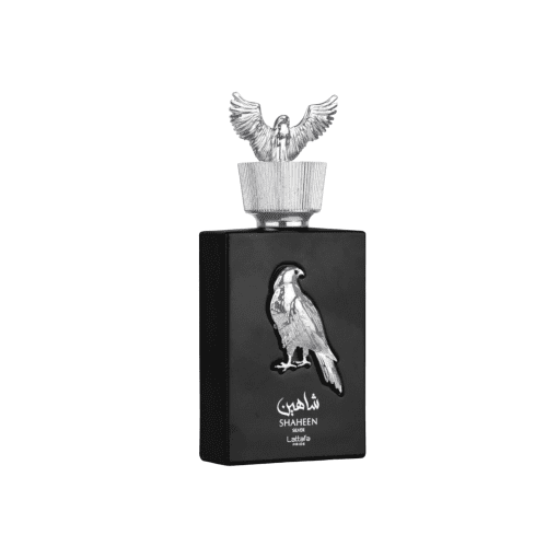 Discover the Enchanting Lattafa Shaheen Silver - A Captivating Symphony of Scents for Both Men and Women. Embrace the Allure and Elegance of This Unisex Eau de Parfum, as it Leaves a Delightful and Lasting Trail of Happiness.