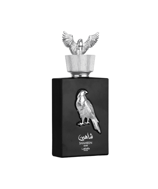 Discover the Enchanting Lattafa Shaheen Silver - A Captivating Symphony of Scents for Both Men and Women. Embrace the Allure and Elegance of This Unisex Eau de Parfum, as it Leaves a Delightful and Lasting Trail of Happiness.