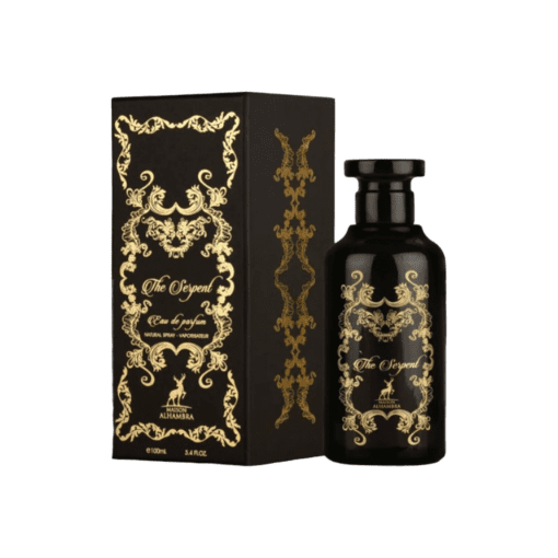 Unveil the irresistible charm of "The Serpent" by Maison Alhambra, an alluring Arabian oud unisex perfume for both men and women. Whether it's birthdays, anniversaries, or special celebrations, this captivating fragrance is the perfect gift that will enchant your loved ones with its delicate notes. Exude confidence and sophistication, making others envy your elegant aura. Embrace the luxury of the 100ml Arabian perfume, elegantly presented in a patterned black bottle. Discover your new signature scent that leaves a lasting impression and surprises you with every whiff. Elevate your presence and stand out with this exquisite fragrance, the finest Arabian Oud you'll ever find.