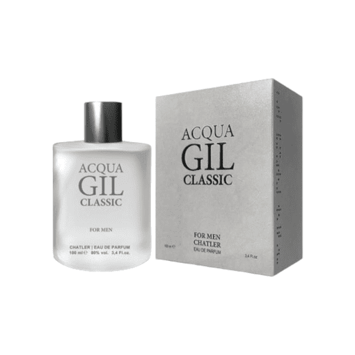 Immerse yourself in the world of timeless elegance and sophistication with Chatler Acqua Gil Classic Men, where refreshing citrus top notes lead to a rich heart and a warm, comforting base. Explore a fragrance that perfectly balances depth and refined character.