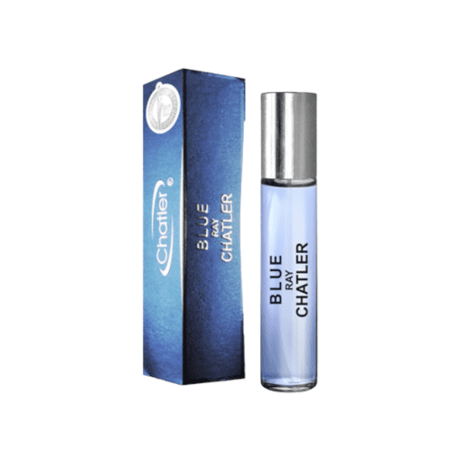 Immerse yourself in the essence of determination with Chatler Blue Ray Men, a powerful and refined fragrance that blends invigorating top notes of grapefruit, mint, and pink pepper with a harmonious heart of cedar, vetiver, ginger, and jasmine. It settles into a deep and confident base, creating a fragrance that embodies charisma and ambition.