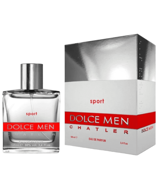 Immerse yourself in the dynamic world of Chatler Dolce Men Sport, where refreshing water notes meet invigorating woods, designed for those with an active lifestyle. Explore a fragrance that perfectly captures the spirit of vitality and sporty character.