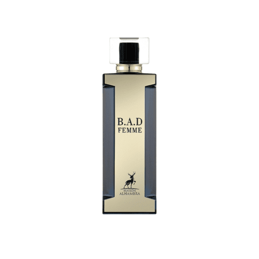 Elevate your essence with Bad Femme by Maison Alhambra—an enticing fragrance curated for the confident, empowered woman. Brought to you by Shopify, this scent opens with a burst of blackcurrant, bergamot, and pear, casting a lively aura.