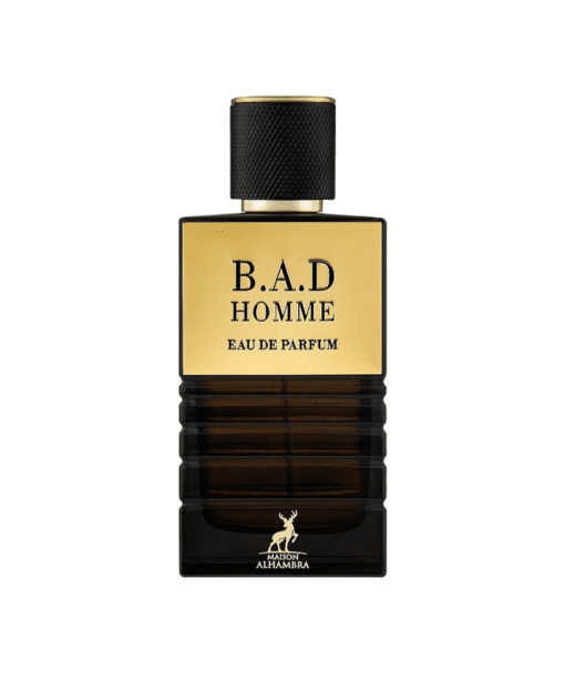 Dive into the captivating allure of B.A.D. Homme by Maison Alhambra—a distinctive fragrance in the spicy oriental family. The scent opens with an invigorating burst of White Pepper, Lemon, and Pink Pepper, creating a vibrant and spicy impact.