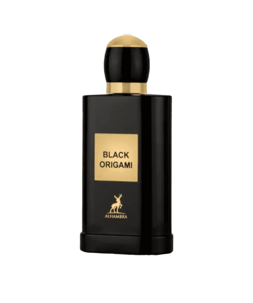 Indulge in the captivating allure of Black Origami Perfume/Eau De Parfum by Maison Alhambra—a fragrance designed for the assertive woman who shapes her own destiny. Unveiling with the vibrant notes of bergamot, citric fruits, and juicy blackcurrants, this perfume evolves into a sophisticated blend featuring jasmine, black orchid, Ylang-Ylang, and the exclusivity of black truffle. The harmonious symphony deepens with base notes of patchouli, incense, lotus, sweet vanilla, vetiver, Santalum, and balsam, creating a fragrance that goes beyond scent—it's an ode to the power of decisive choices and allure. Immerse yourself in the narrative of Black Origami Perfume, a scent that echoes the strength and beauty of a woman who commands her world.