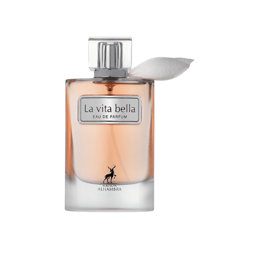 Maison Alhambra introduces La Vita Bella—a fragrance that unfolds like a captivating symphony of scents. The enchanting composition begins with a magical duo of ripe pear and tangy blackcurrant, intricately interwoven with the delicate essence of orange blossoms, creating an initial serenade that embraces the senses romantically.