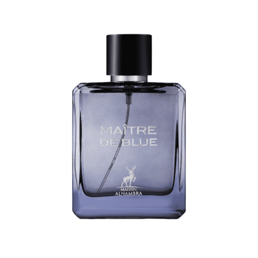 Immerse yourself in sophistication with Lattafa Maison Alhambra's Maitre De Blue Parfum for men. This enduring fragrance, meticulously crafted by Maison Alhambra, unfolds with a burst of invigorating freshness at the top—melding zesty Grapefruit, lively Lemon, Mint, and a hint of Pink Pepper. As the fragrance evolves, experience a complex interplay of spicy warmth and floral elegance in the heart, featuring Ginger, Nutmeg, Jasmine, and Iso E Super.