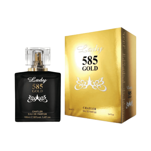 Elevate your senses with Chatler 585 Gold Lady, a fragrance that starts with lively raspberry notes, weaves in enchanting jasmine and orange blossom at its heart, and gently settles into a warm embrace of cashmeran and neroli. This luxurious scent radiates sophistication, appealing to those who cherish a harmonious and refined olfactory journey. Immerse yourself in the allure of Chatler 585 Gold Lady, where each note narrates a tale of timeless charm and enduring elegance.