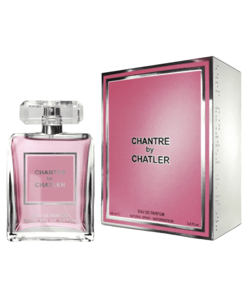 Indulge in the enchanting essence of Chatler Chantre By Chatler for Women, a fragrance inspired by Chance. Immerse yourself in the harmonious blend of Pink Pepper, Jasmine, and Amber Patchouli, complemented by the subtlety of White Musks and Vanilla. This Eau de Parfum offers a well-rounded and embracing scent, capturing sophistication and timeless allure. Elevate your fragrance experience with Chatler Chantre, where every note unfolds a story of captivating elegance.