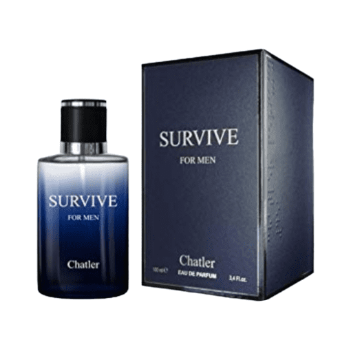 Discover the enchanting allure of Chatler Survive fragrance in a generous 100ml size. Unveiling a distinctly fresh aroma with top notes of pepper and Calabrian bergamot, this scent evolves with heart notes of geranium, lavender, Sichuan pepper, elemi, pink pepper, vetiver, and patchouli.