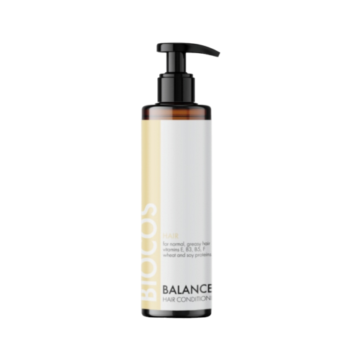 Natural, organic Biocos Balance Hair Conditioner: Perfect for normal to oily hair types.