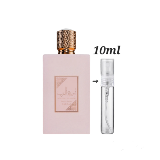 Asdaaf Ameerat Al Arab Prive Rose 10ml decants at our Dublin online luxury perfume shop.