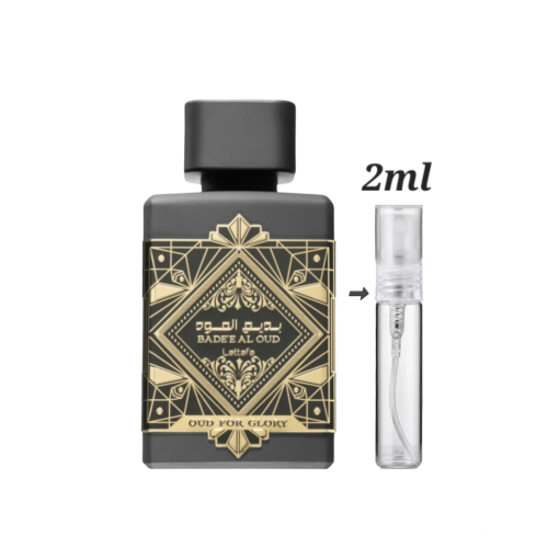 Lattafa Badee Al Oud For Glory 2ml decants available online in Ireland.