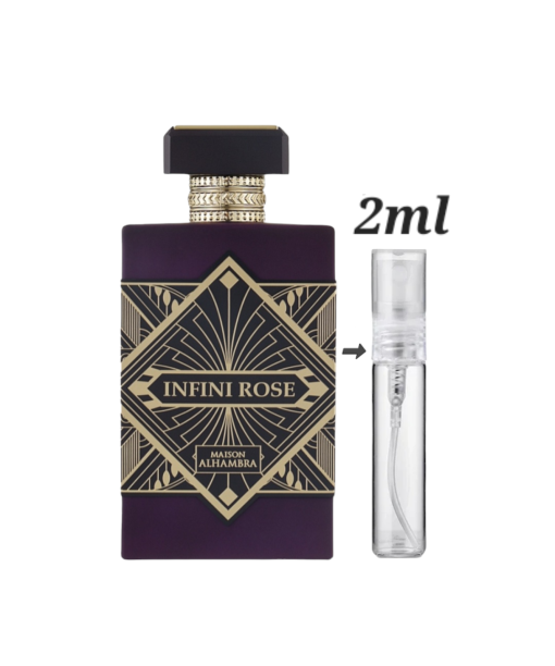 Maison Alhambra Infini Rose 2ml decants for testing in Ireland.