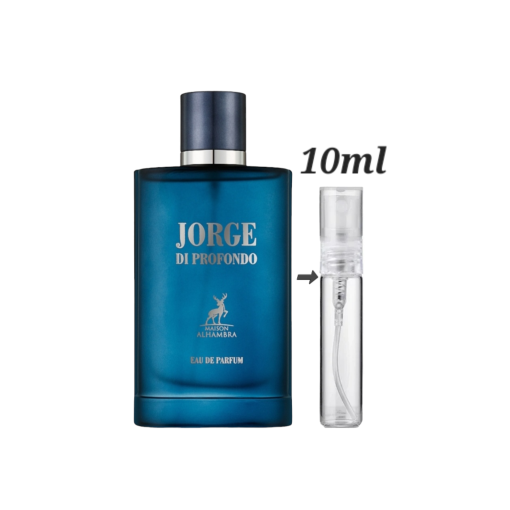 Maison Alhambra Jorge di Profondo 10ml decants available in Ireland at a niche perfume shop.