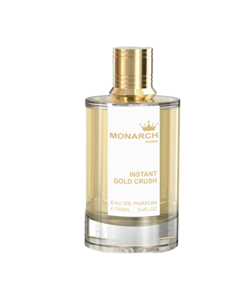 Monarch Instant Gold Crush at Milestone Perfumes: a captivating blend of woody, sweet, and floral notes.