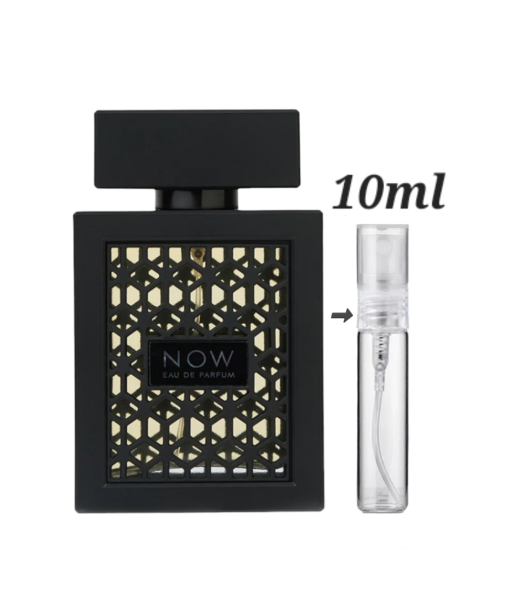 Rave Now 10ml decants featuring Arabic brand perfumes in Ireland.