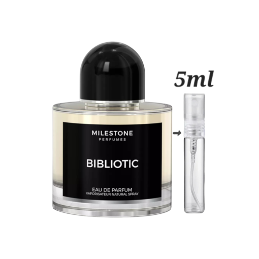 Milestone Perfumes Bibliotic 5ml decant bottle, online shop Ireland