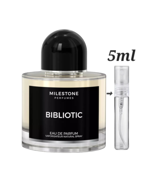 Milestone Perfumes Bibliotic 5ml decant bottle, online shop Ireland