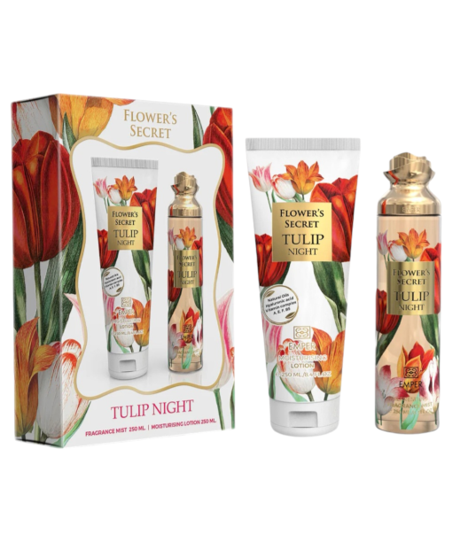 Emper Flower's Tulip Night Gift Set 2 in 1