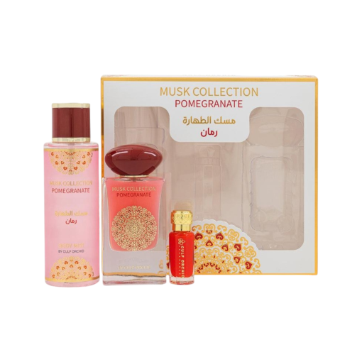 Gulf Orchid Musk Collection Pomegranate Gift Set 3 in 1