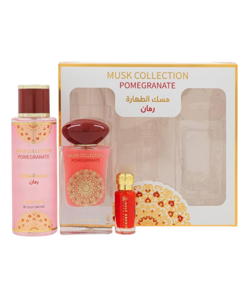 Gulf Orchid Musk Collection Pomegranate Gift Set 3 in 1