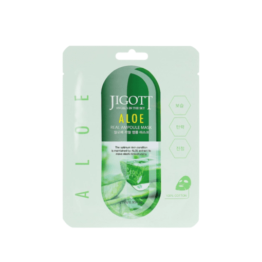 Jigott Aloe Real Ampoule Mask 27 ml