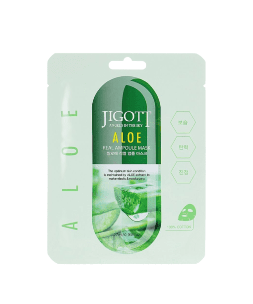Jigott Aloe Real Ampoule Mask 27 ml
