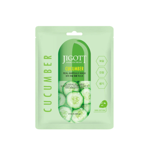 Jigott Cucumber Real Ampoule Mask 27 ml