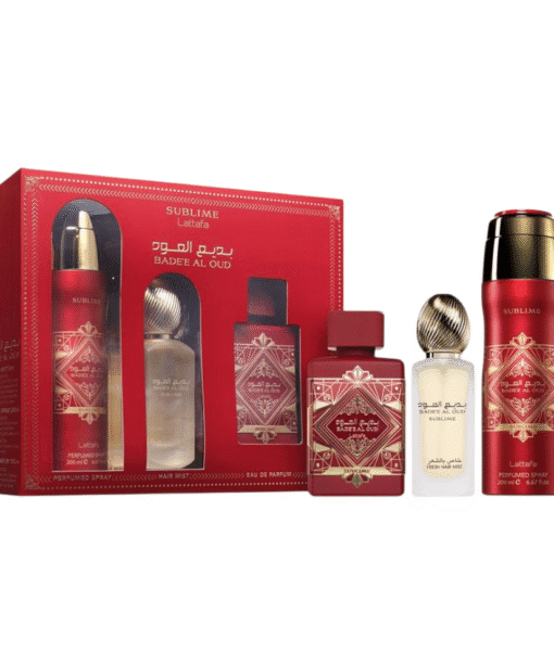 lattafa badee al oud sublime gift set ireland